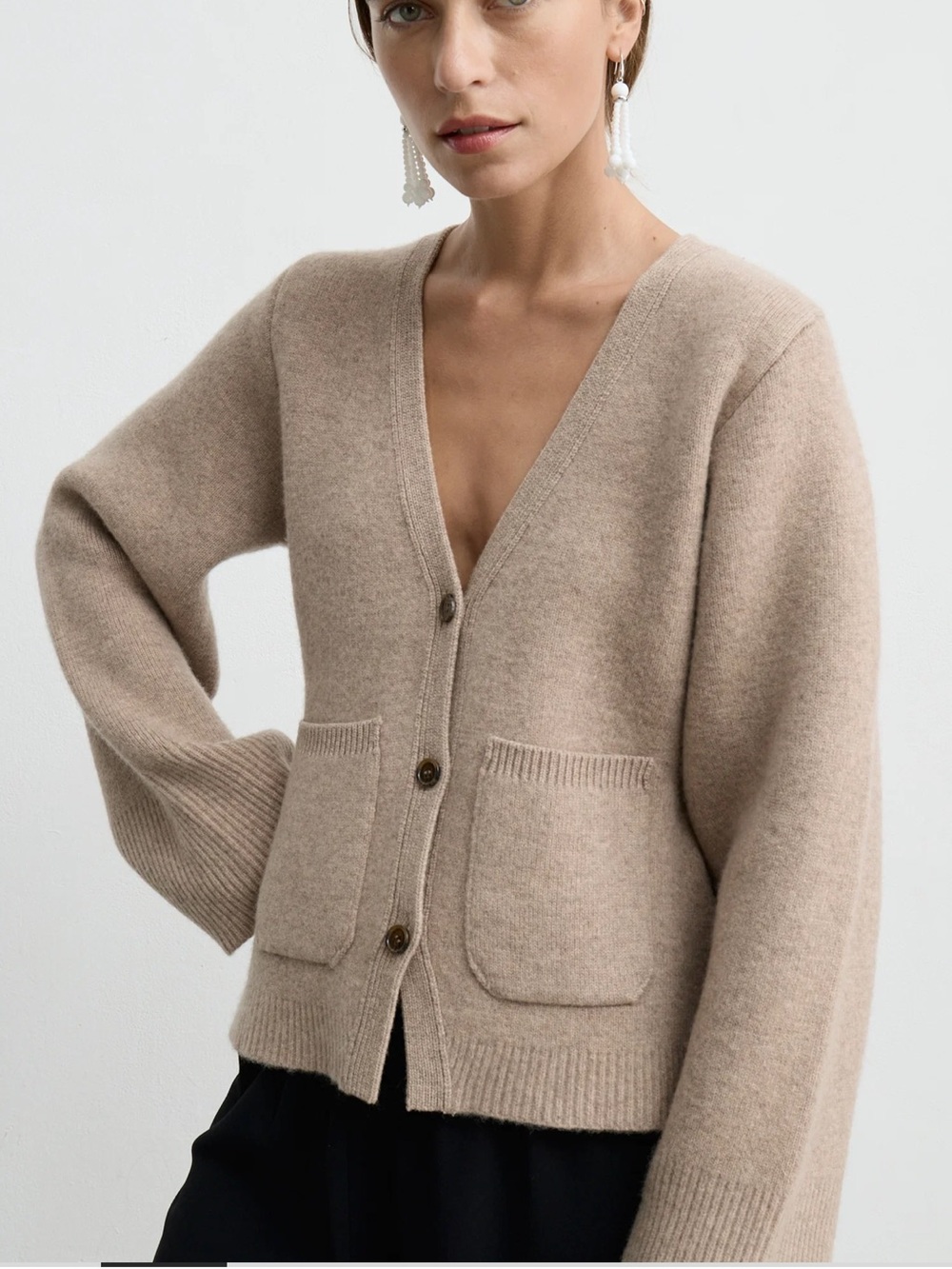 Almina Concept V-neck Cardigan SIZE MEDIUM